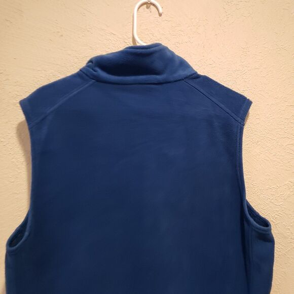 Columbia Mountain Fleece Vest Mens Large Tall Sleeveless Full Zip - Picture 6 of 9